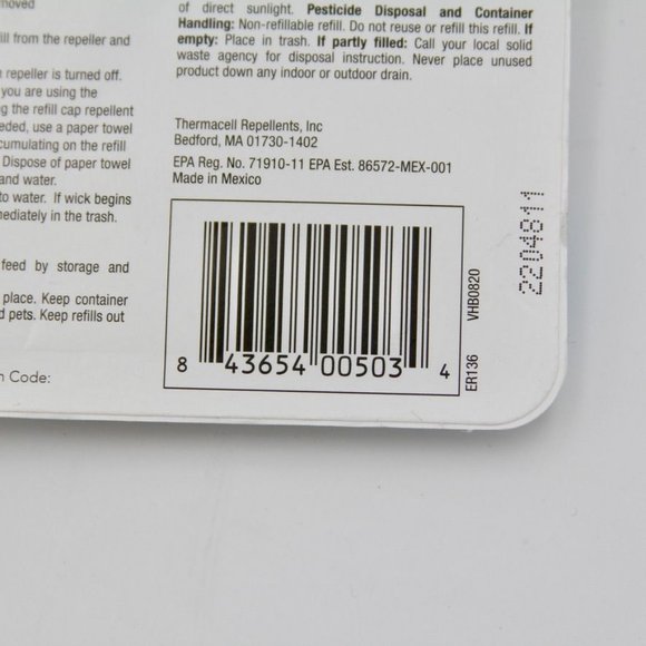 Thermacell Mosquito Rechargeable Repeller Refills - Picture 3 of 3